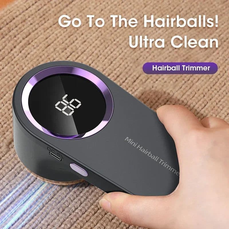 image-Lint Remover For Clothing Portable Electric Fuzz Pellet Remover LED Display Rechargeable For Clothes Fabric Shaver Fluff Remover