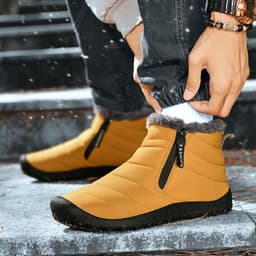 image-Men's Shoes Fleece-lined Thickened Non-slip Northeast Snow Boots
