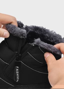 image-Men's Shoes Fleece-lined Thickened Non-slip Northeast Snow Boots