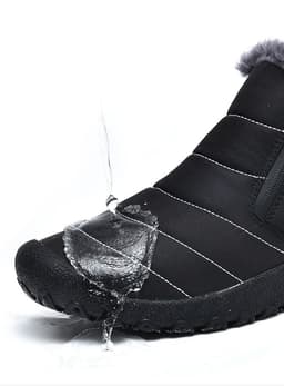 image-Men's Shoes Fleece-lined Thickened Non-slip Northeast Snow Boots