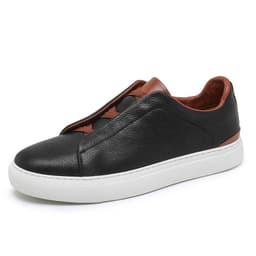 image-First Layer Cowhide Four Seasons Leisure Leather Shoes Korean Style