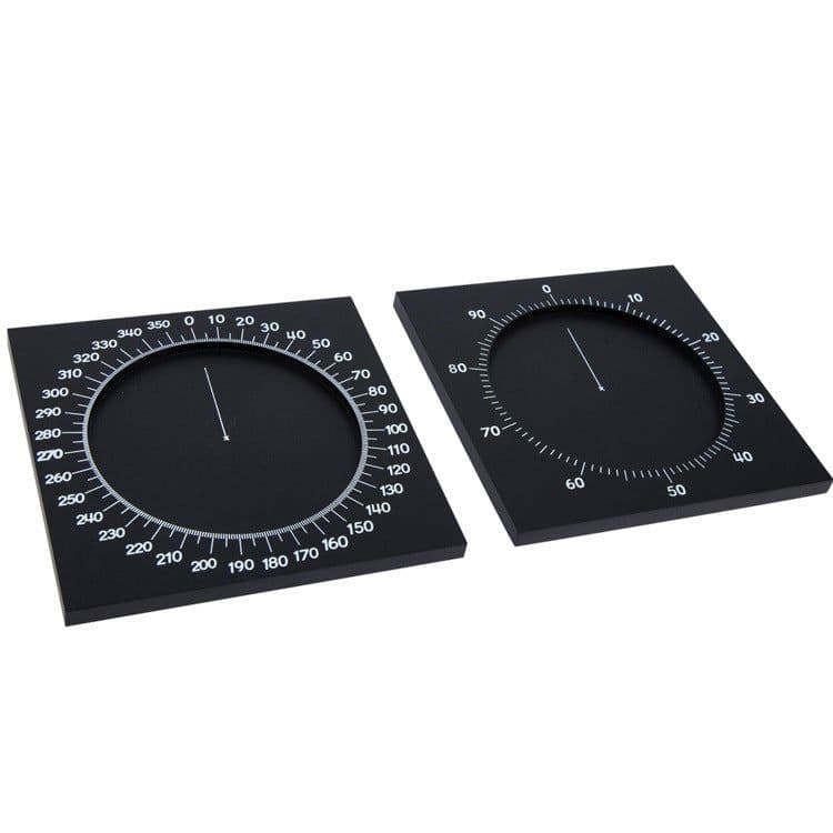 image-Montessori Primary School Mathematics Teaching Aids Wooden Round Decomposition Angle Meter