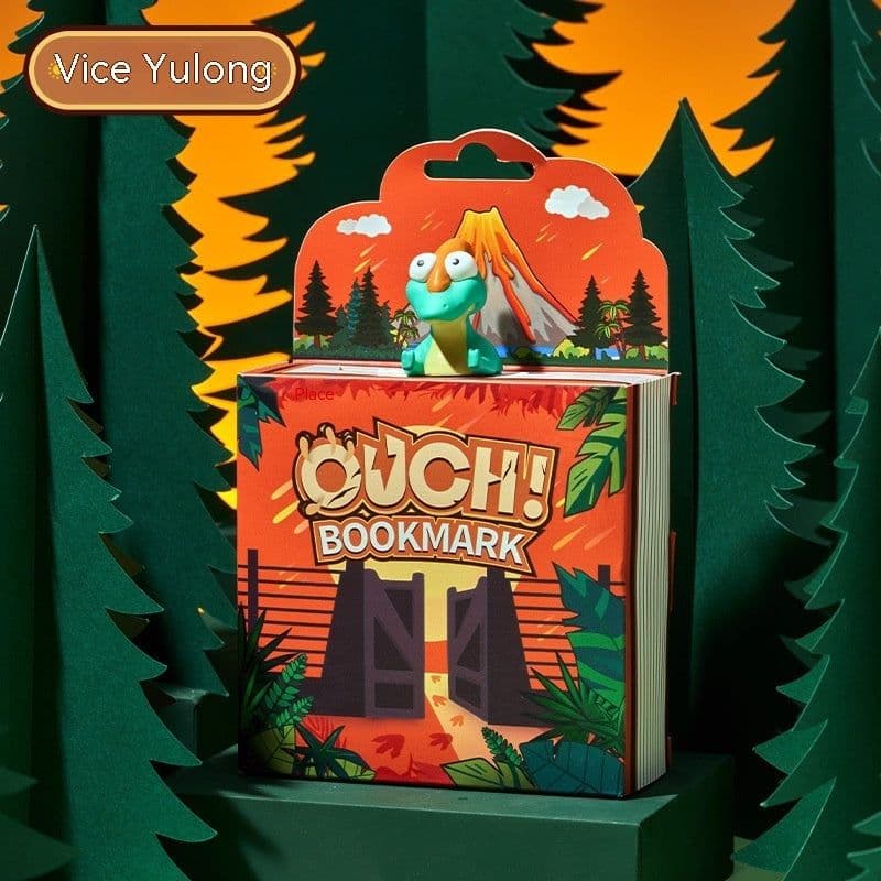 image-Cultural And Creative Bookmark Dinosaur Series Bookmark Tyrannosaurus Pupils' Stationery