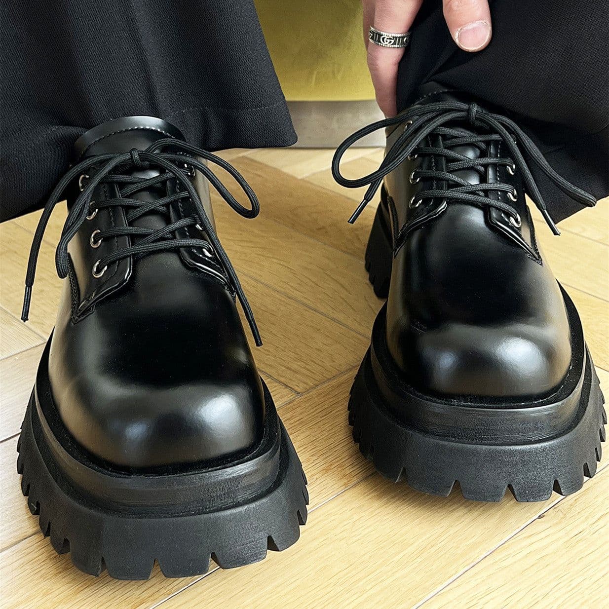 image-Men's Fashion All-matching Casual Low-top Leather Shoes