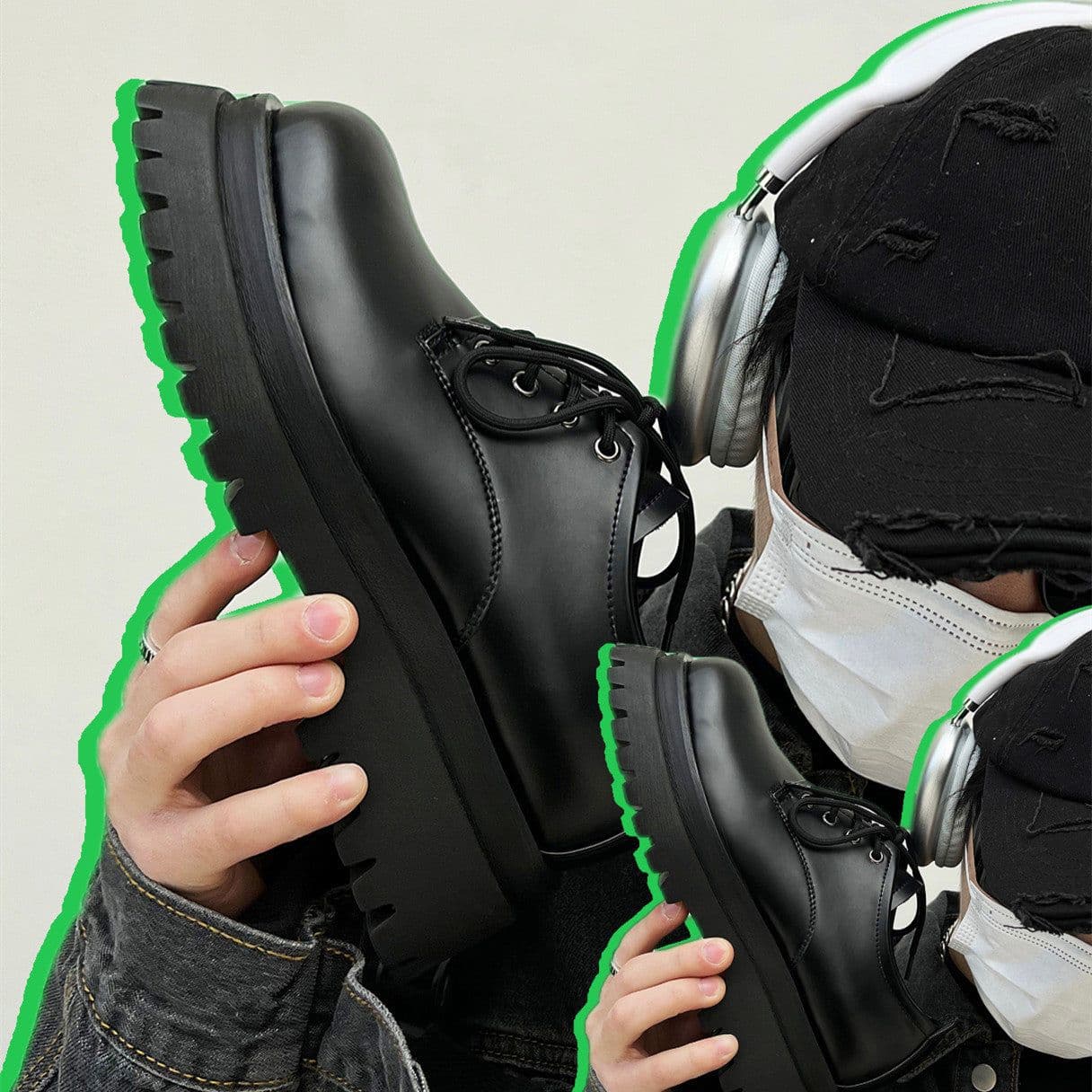 image-Men's Fashion All-matching Casual Low-top Leather Shoes