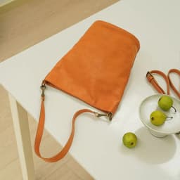 image-Niche High-grade Large-capacity Bucket Bag Soft Cowhide Commuter Shoulder Bag