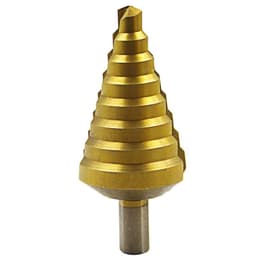 image-10-45mm Single Step Drill Large Size Steel Plate Tapper Woodworking Drilling Bit