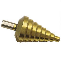 image-10-45mm Single Step Drill Large Size Steel Plate Tapper Woodworking Drilling Bit
