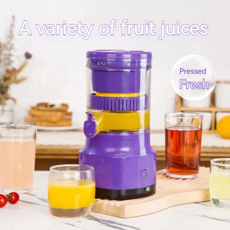 image-Electric Orange Juicer Lemon Juicer Squeezer Usb Rechargeable Citrus Juicer Machines Usb Rechargeable Portable Blender Kitchen Gadgets