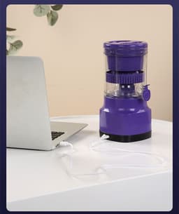 image-Electric Orange Juicer Lemon Juicer Squeezer Usb Rechargeable Citrus Juicer Machines Usb Rechargeable Portable Blender Kitchen Gadgets