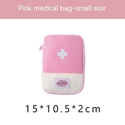 image-Oxford Cloth Portable Portable First-aid Kit Medicine Buggy Bag Small Medicine Bag Travel Storage First Aid Kits Macaron Color