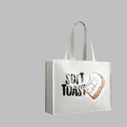 image-Soft Bread Waterproof Supermarket Shopping Woven Bag