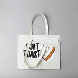 image-Soft Bread Waterproof Supermarket Shopping Woven Bag