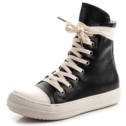 image-High-top Men's And Women's Platform Wax Surface Fleece-lined Milk-fragrant Canvas Shoes