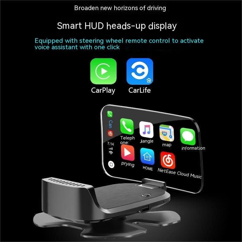 image-New HUD Head-up Display CarplayY Car HD Speed Digital Projector