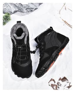 image-Five-finger Outdoor Sports Fleece-lined Warm Wear-resistant Non-slip Hiking Shoes