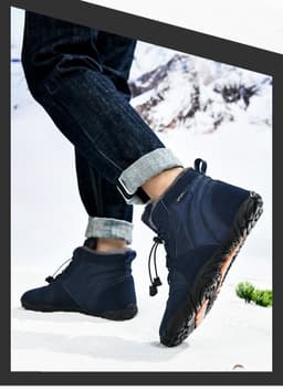 image-Five-finger Outdoor Sports Fleece-lined Warm Wear-resistant Non-slip Hiking Shoes