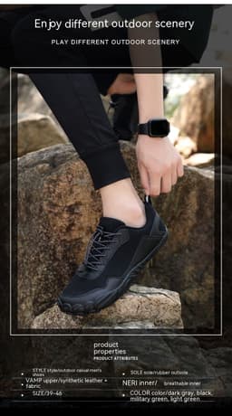 image-Five-finger Mountaineering Diving Snorkeling Lightweight Wading Outdoor Beach Men Swimming Shoes