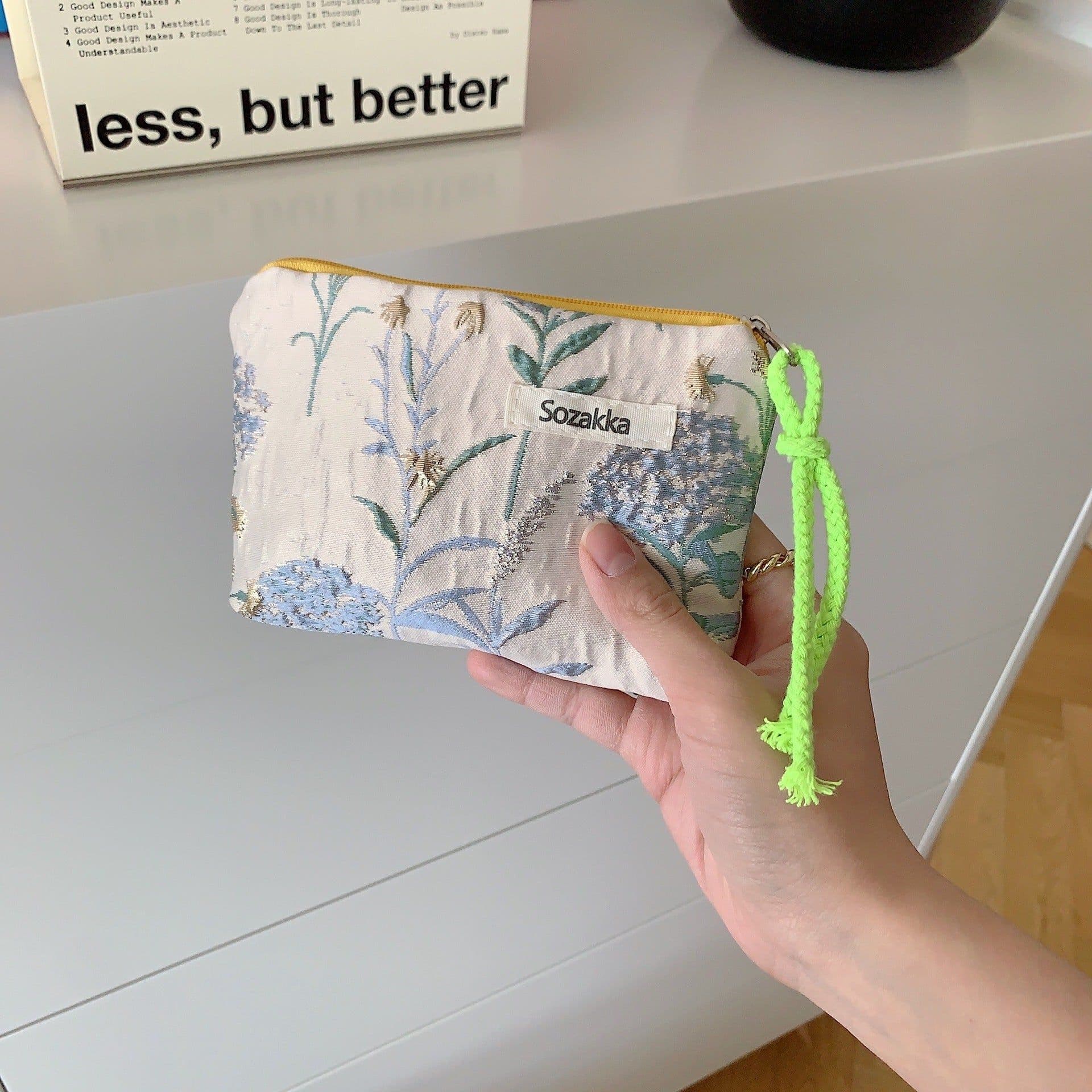 image-Rope Mouth Red Envelope Female Cosmetic Bag Portable Portable Coin Purse Wash Bag