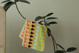 image-Ins Pear Pure Cotton Children's Square Towel Household Absorbent Class A Cotton