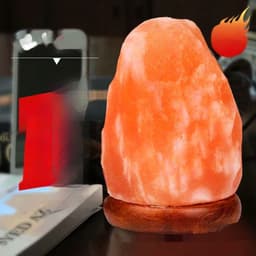 image-Crystal Salt USB Natural Colorful Color Changing Warm White Led Mineral Small Night Lamp