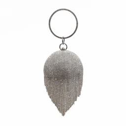 image-Fringed Beaded European And American Style Bag