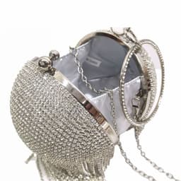 image-Fringed Beaded European And American Style Bag