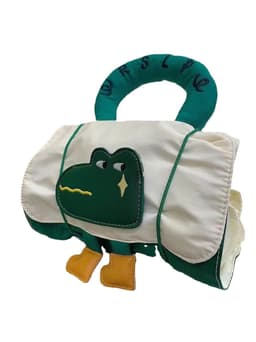 image-New Upgraded Cute Cartoon Large Capacity Makeup Personal Hygiene Bag Mesh Handbag