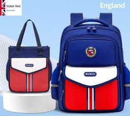 image-Primary School Student Waterproof Spine Protection Waist Support Large Capacity Backpack Oxford Cloth For Boys And Girls