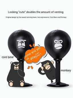 image-Boxing Desktop Speed Ball Agility Dodge Reaction Training Target