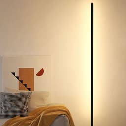 image-Simple Floor Lamp LED Light Living Room And Hotel Sofa Decoration Corner Lamp Bedroom Bedside Vertical Aluminum Alloy Table Lamp