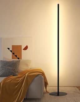image-Simple Floor Lamp LED Light Living Room And Hotel Sofa Decoration Corner Lamp Bedroom Bedside Vertical Aluminum Alloy Table Lamp