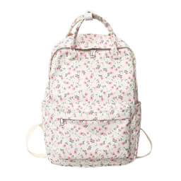 image-Girls' Korean Style Cute Floral Student Schoolbag Junior And Middle School Students Backpack