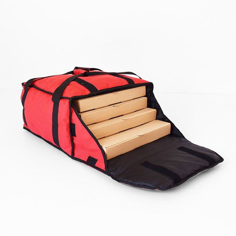 image-16-inch Pizza Bag Portable Pizza Takeaway Insulated Bag