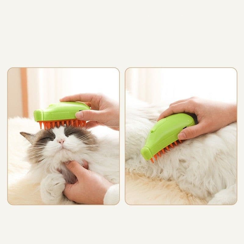 image-3 In 1 Pet Steam Brush Cat Dog Cleaning Steamy Spray Massage Beauty Comb Hair Removal Grooming Supplies Pets Accessories