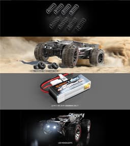 image-Brushless RC Car High Speed Drift Truck 24g Remote Control Car