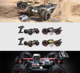 image-Brushless RC Car High Speed Drift Truck 24g Remote Control Car