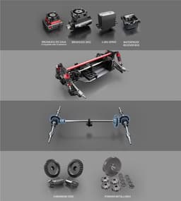 image-Brushless RC Car High Speed Drift Truck 24g Remote Control Car