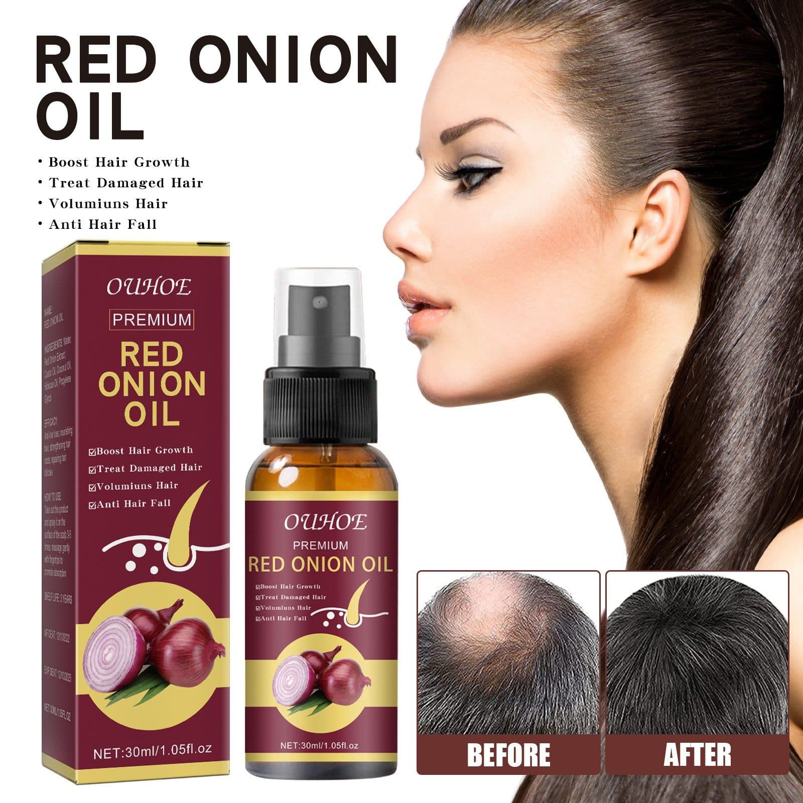 image-Onion Hair Essential Oil Spray