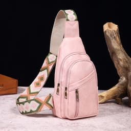 image-European And American Ladies Casual Fashion Retro Chest Bag