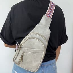 image-European And American Ladies Casual Fashion Retro Chest Bag