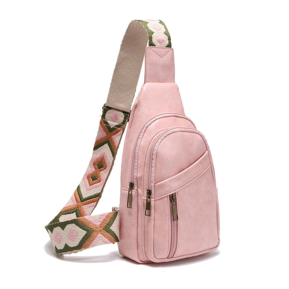 image-European And American Ladies Casual Fashion Retro Chest Bag