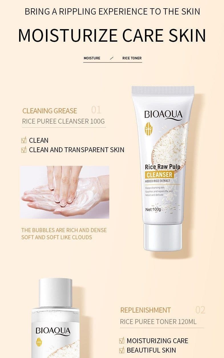 image-Puree Skin Rejuvenation Moisturizing Six-piece Set Hydrating Skin Care Products