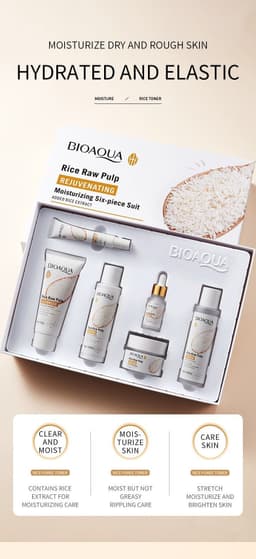 image-Puree Skin Rejuvenation Moisturizing Six-piece Set Hydrating Skin Care Products