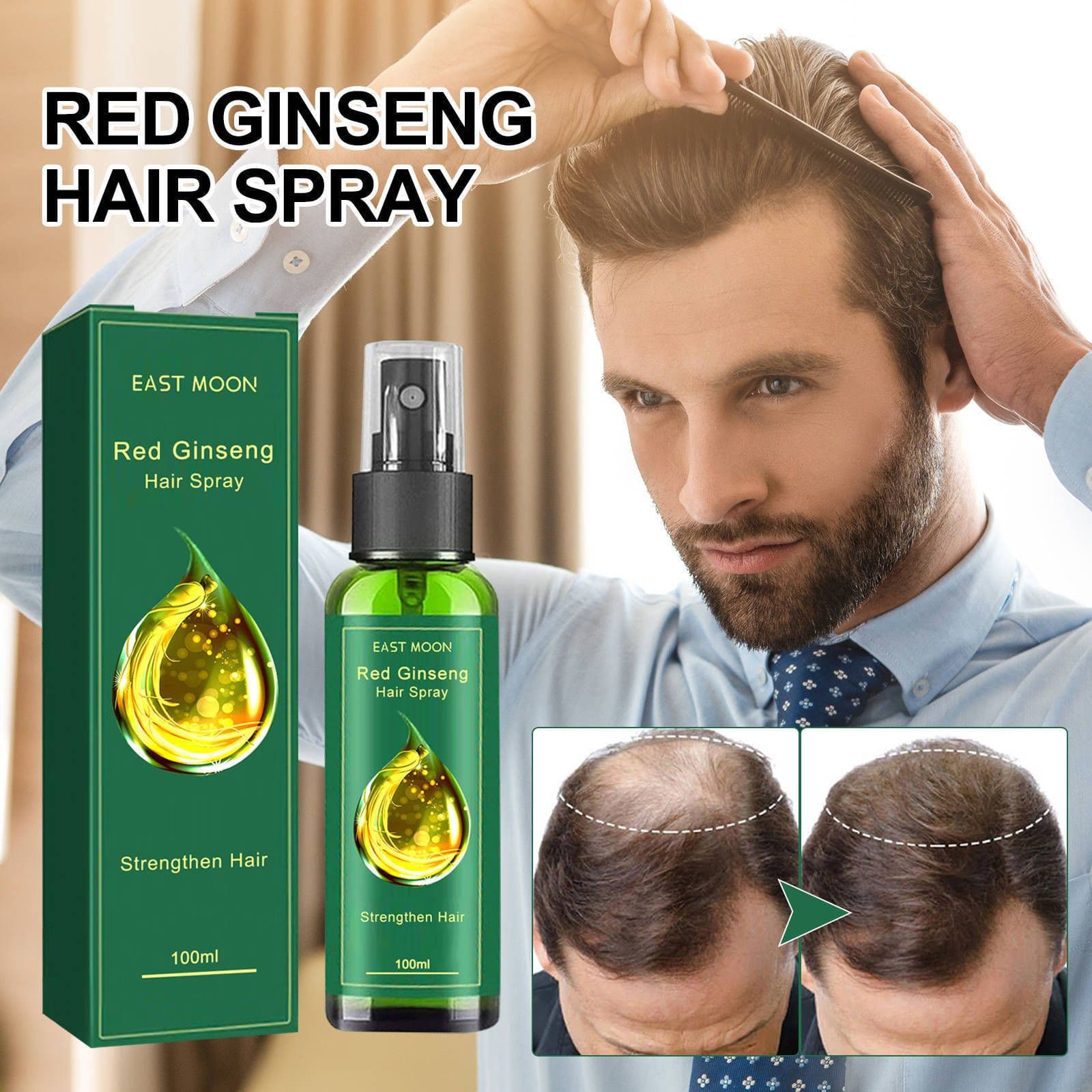 image-Anti-hair Fixing And Tough Massage Hair Care Spray