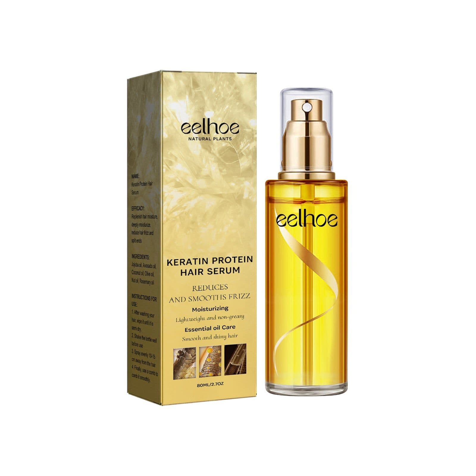 image-Keratin Hair Care Spray Repair Improvement