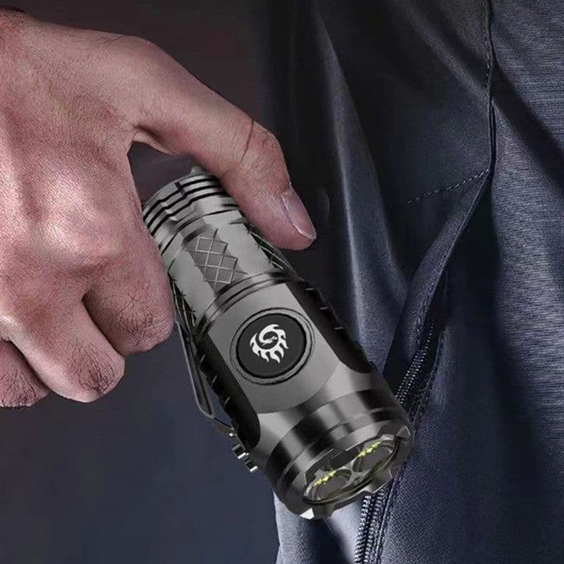 image-Flashlight Strong Light Rechargeable Super Bright Portable Outdoor