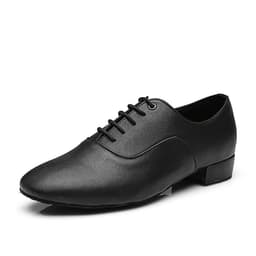 image-Latin Dance Shoes Men's Mid Heel Soft Bottom Practice Shoes