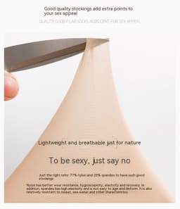 image-Spring New Mask Steel Wire Stocking Anti-snagging Thin Pantyhose Non-slip Silicone