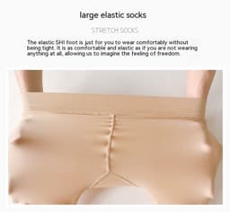 image-Spring New Mask Steel Wire Stocking Anti-snagging Thin Pantyhose Non-slip Silicone
